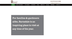Desktop Screenshot of barnsdalegardens.co.uk