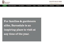 Tablet Screenshot of barnsdalegardens.co.uk